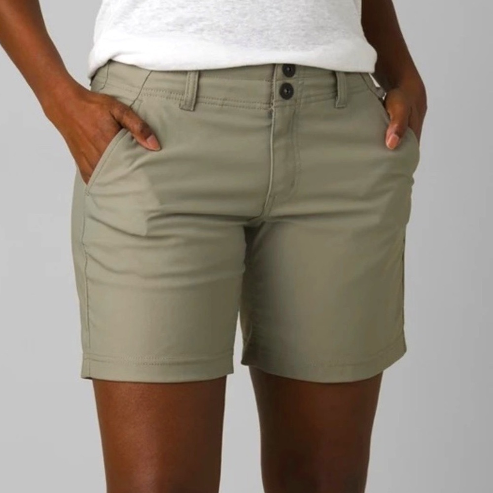Prana Women's Olive Green Athletic Shorts